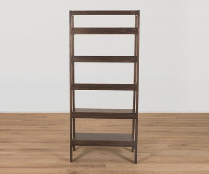 Wood Castle Myles Wide Bookcase