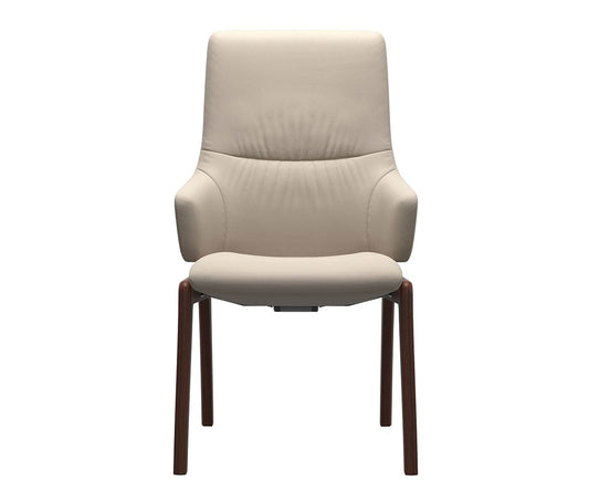 Mint Leather Dining Armchair