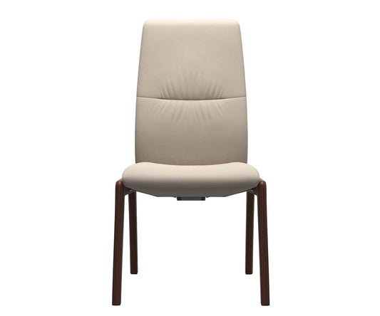 Mint Leather Dining Chair